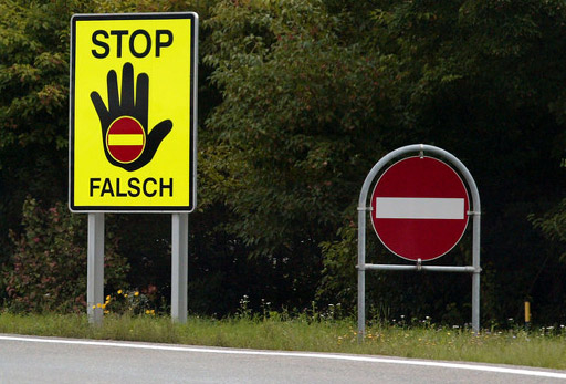Stop! Falsch!