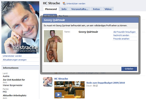 HC Strache Fan werden? HC Strache Fan werden?